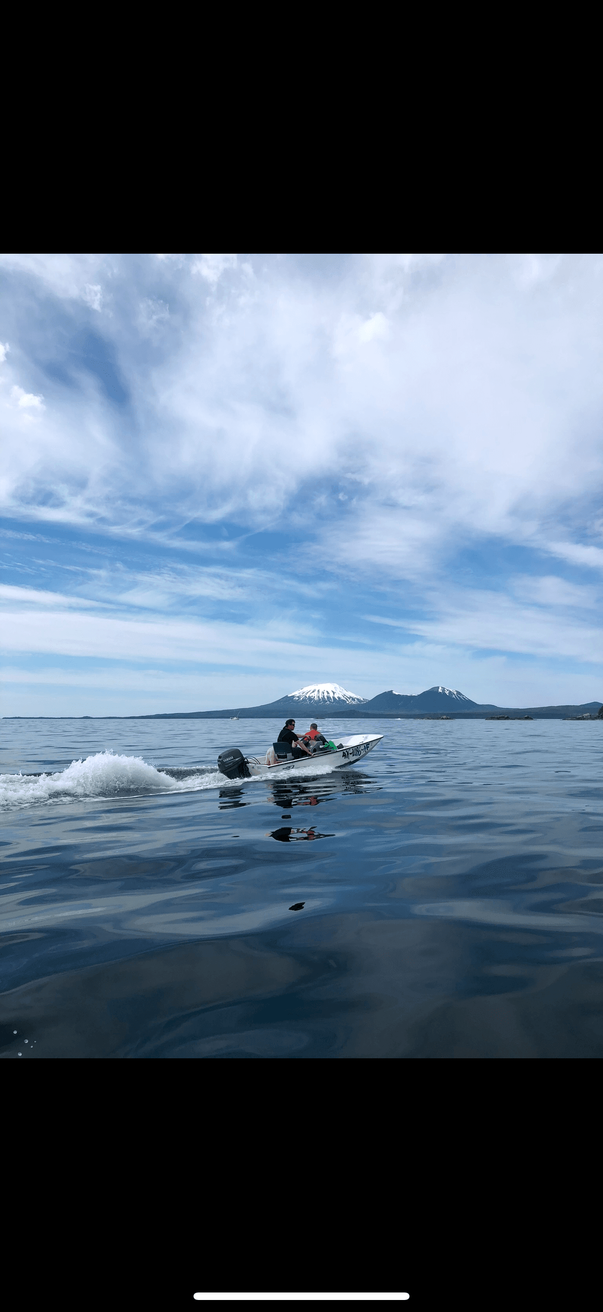 Annahootz Alaskan Adventures skiff for rental in Sitka waters.